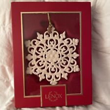 Lenox 2023 Snow Fantasies Snowflake Ornament Annual Christmas 4” NIB picture