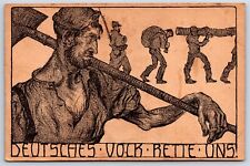 WWI Patriotic German People Save Us Prisoner Of War Welfare Week Sacrifice AP1 picture