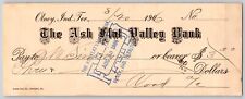 Olney, Okla. Indian Territory 1906 $3.30 Ash Flat Valley Bank Check - Ghost Town picture