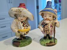 Antique Edme Samson/Derby Mansion House Dwarf Grotesque Porcelain Figurines Pair picture