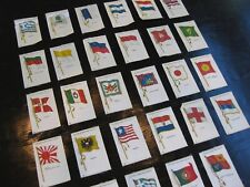 c1910's S33 Tobacco Silks - Fac 649 National Flags Series -  28 Different picture