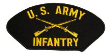 U.S. Army Infantry with cross rifles Patch - Veteran Owned Business picture
