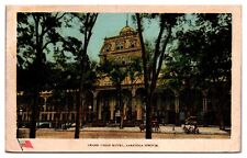 1907 Grand Union Hotel, Street Scene, Saratoga Springs, NY Postcard picture