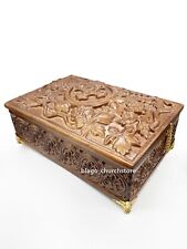 Handcrafted Ortodox Wooden Carved Ark for Church Reliquary Capsule 8.07
