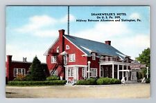 Slatington PA-Pennsylvania, Shankweiler's Hotel, Advertisement Vintage Postcard picture