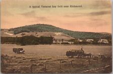 Richmond, Vermont Hand-Colored Postcard 