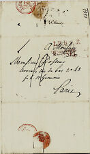 1821 letter DURANT Brussels to FESTER Paris succession CHANTRIAN postmark picture