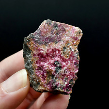 1.7in Raw Cobalto Calcite Malachite Crystal Cluster, Cobaltoan Calcite Druzy Sal picture