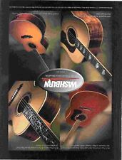 PPOT9 PICTURE/ADVERT 11X8 WASHBURN GUITARS, R312 PRESENTATION picture