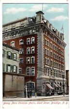 Vtg, Pre 1906,  Young Mens Christian Assn Sand Street Brooklyn NY Undivided Back picture