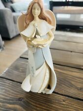 Foundations Baptism Angel Figurine New In Box  picture