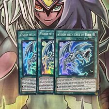 BACH-EN050 x3 Vision with Eyes of Blue Super Rare Excellent Condition Yugioh picture