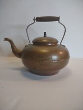 Vintage Tagus Copper Tea Kettle R-57 Copperware Wooden Handles Portugal picture