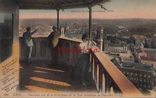 Postcard Expo  1914 Panorama Plate Forme Tour Metallique Fourviere Lyon France picture