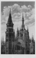 Vintage postcard Milan Itay the Cathedral Bell Tower of the Hours picture