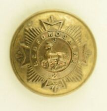 1860s-70s The Bedfordshire Regiment Coat Uniform Button Original A8 picture