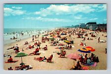Old Orchard Beach ME-Maine, Ocean Park, Beach Front Hotels, Vintage Postcard picture