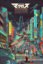 Macross/Robotech Roy and Claudia walking at night Poster 12inx18in  picture