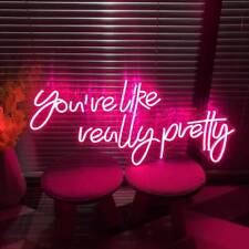 70cm Custom Neon Signs You're Like really pretty Night Light Wedding Decor picture