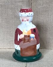 Villeroy And Boch Old World Santa Claus Decolight Luminary Candle Holder Xmas picture