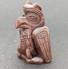 Carved Haida Thunderbird Crafted By Shamans British Columbia Folk Art Vintage picture