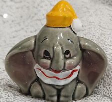 Vintage Walt Disney Dumbo Ceramic Figurine 2.5” Japan - SAFE SHIPPING  picture