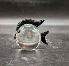 Vintage Seguso Murano Anthropomorphic Clear Glass Fish Pufferfish 4