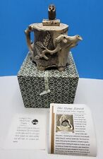 The Stone Forest Hand Carved Cheng Ni Stone Teapot.  picture