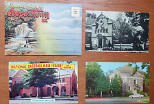 BASEBALL HOF HALL OF FAME POSTCARDS & COOPERSTOWN NY FOLDER picture