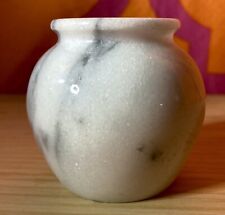 Small Vintage Mini Carved Stone Marble Vase picture
