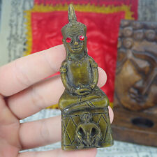 Phra Ngang Holy Thai amulet / Rare Buddhism Talisman Ngang Brass statue Charm picture