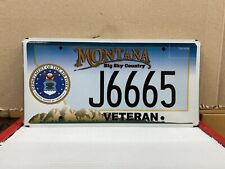 2006 DEPARTMENT OF THE AIR FORCE VETERAN MONTANA LICENSE PLATE picture