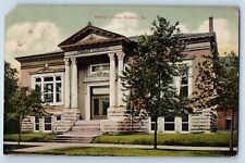 Moberly Missouri Postcard Public Library Exterior Building c1910 Vintage Antique picture