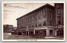 The Starrett Building Athol Massachusetts MA Gem Motion Picture Theatre c1920 PC picture