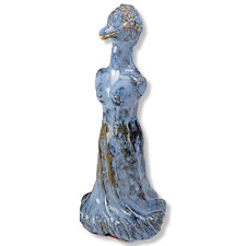 Vintage Bird Woman Figurine Original Studio Art Sculpture Fantasy Modern picture