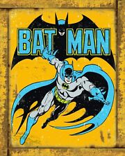 Batman 8x10 Rustic Vintage Style Tin Sign Metal Poster picture