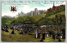 West Princess Street Gardens Edinburgh Scotland 1902-1905 Postcard picture