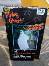 Tekky Scary Flying Ghost 35.5” Tall Creepy Sounds Indoor Outdoor Flies On Cable picture