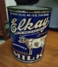 Vintage Elkay Evaporated Milk Can Chicago, Il picture