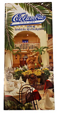Columbia Spanish Restaurant Tampa FL Florida ad foldout Brochure rack card picture