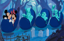 Haunted Mansion Mickie Minnie Mouse Doombuggies Hitchhiking Ghosts Disney Print picture