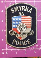 Smyrna Georgia POLICE shoulder patch-new picture