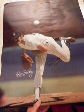 Ron Guidry Yankees huge vintage poster  signed picture