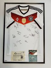 DFB Jersey World Cup 2014 Teamsigniert IN Frame Champion Soccer Adidas COA New L picture