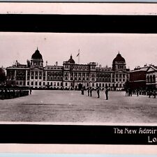 1908 Whitehall, London, England RPPC The New Admiralty Building Real Photo A75 picture