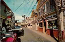 Businesses Along Commercial Street, Provincetown MA c1965 Vintage Postcard S42 picture