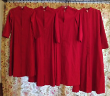 Roman Cassocks - Lot of Four - Maroon - Various Sizes - Almy picture