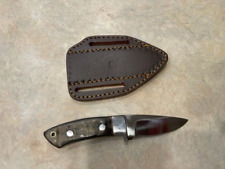 SUPER SWEET D2 TOOL STEEL FULL TANG HUNTING KNIFE W/RAMS HORN  STOCKS picture
