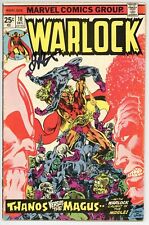 WARLOCK #10 G/VG JIM STARLIN'S FILE COPY Signed Thanos picture
