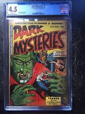 DARK MYSTERIES #3 CGC VG+ 4.5; CM-OW; UFO story picture